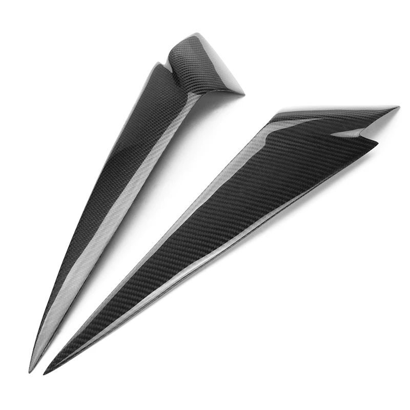 1Pair Carbon Fiber Headlight Eyebrows Cover Eyelids Trim For Bmw X1 E84 2009-2014 Car Styling Front | Автомобили и мотоциклы