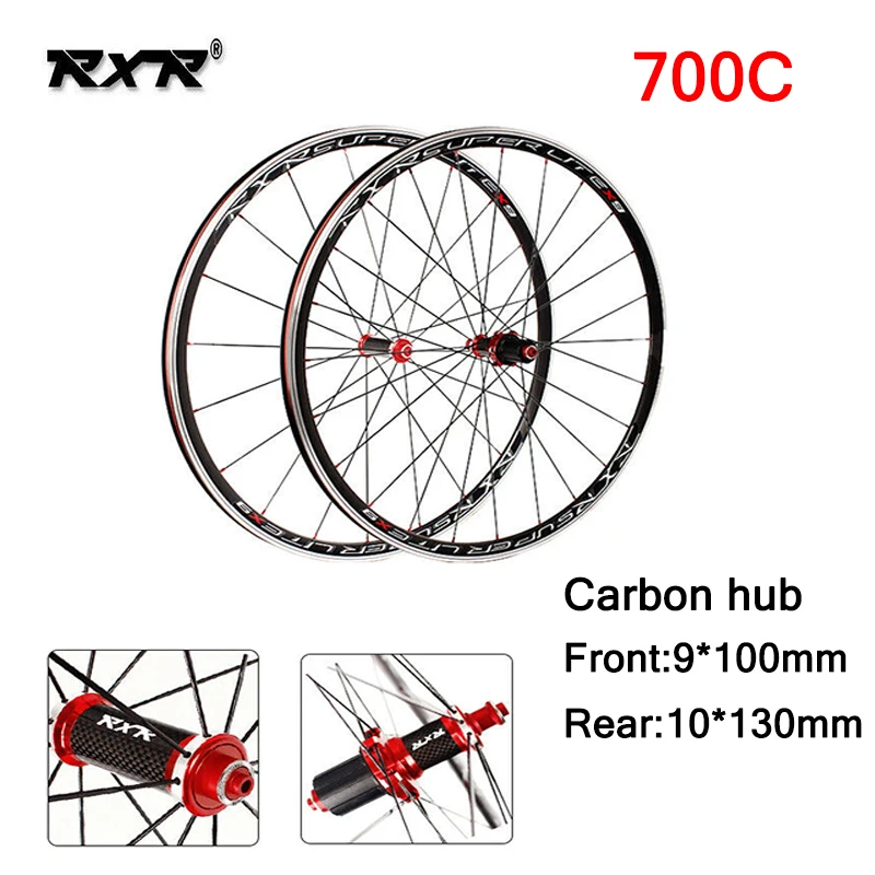 Колесная пара RXR 700C для дорожного велосипеда 5 подшипников 30 мм передние и задние