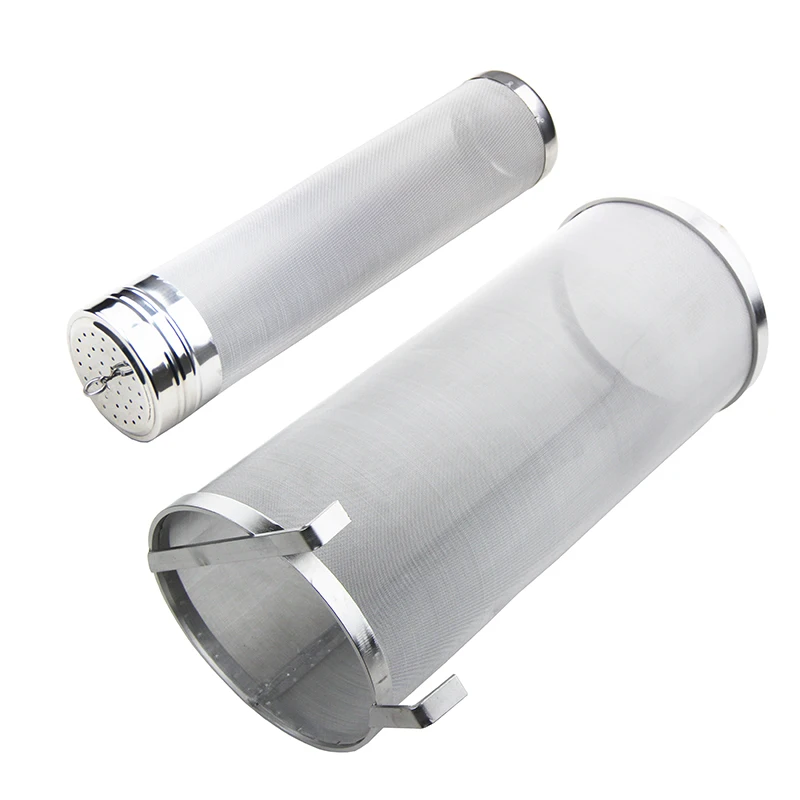 Brew Filter/Dry Hopper Combo Stainless Steel 304 Homebrew Beer Hop Spider 14"x 6" + 70mm x 300mm Filter Accessorie on. -> Фильтр для затирания / комбинированный сухой хмель из нержавеющей стали 304 для домашнего пивоварения Hop Spider 14&quot