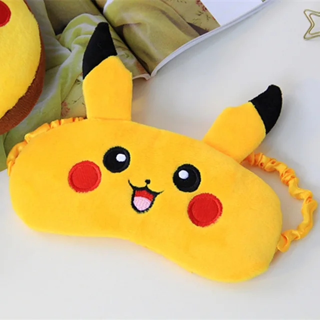Eye Masks 25 см супер прекрасный Аниме Пикачу пенал маски для глаз плюшевые игрушки, забавные ручки сумка для монет куклы для детей день рождения рождественские подарки - Цвет: Eye Masks