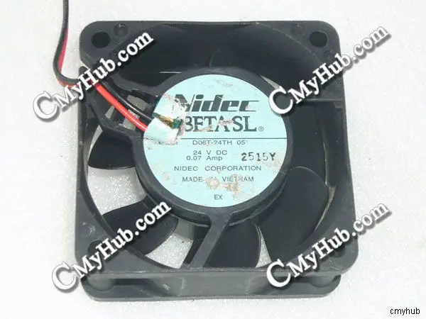 Для Nidec D06T 24TH 05 DC24V 0.07A 6025 6 см 60 мм 60x60x25 2Pin Вентилятор охлаждения|Охлаждающие