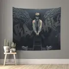 FFO Токийский призрак, гобелен, стиль ангел, стиль хиппи, настенное украшение, Аниме Манга, комнатный декор, пляжный коврик, гобелены мандалы