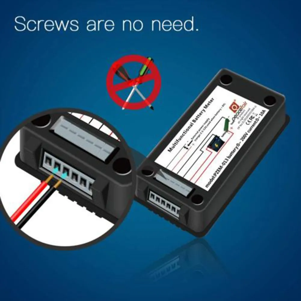 

Voltage Battery Tester 0-1000 Monitor 0-200V 1 * 10A Capacity Internal