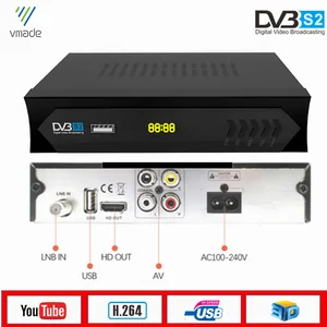 Vmade DVB S2 Мини Спутниковый ресивер HD цифровой ТВ тюнер Поддержка WiFi 3G ключ CS Bisskey Youtube DVB-S2 ТВ приставка,2020 новейший ТВ-приемник DVB-S DVB S2 M3U, горячие продажи в России