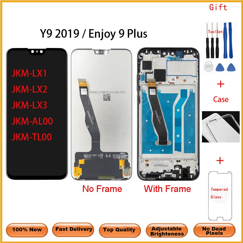 ЖК-дисплей Enjoy 9 Plus с сенсорным экраном и рамкой для Huawei Y9 2019 запасные части