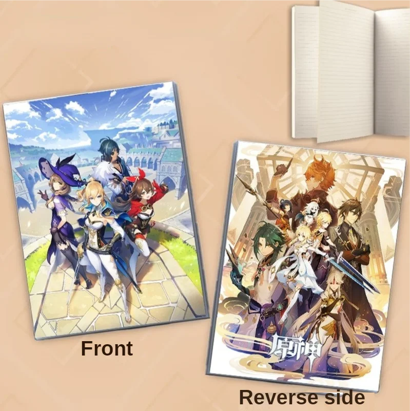 

Блокнот Genshin Impact Zhong Li Keqing Barbatos, блокнот, студенческий журнал, блокнот, канцелярские принадлежности, блокноты для письма, милые школьные прин...