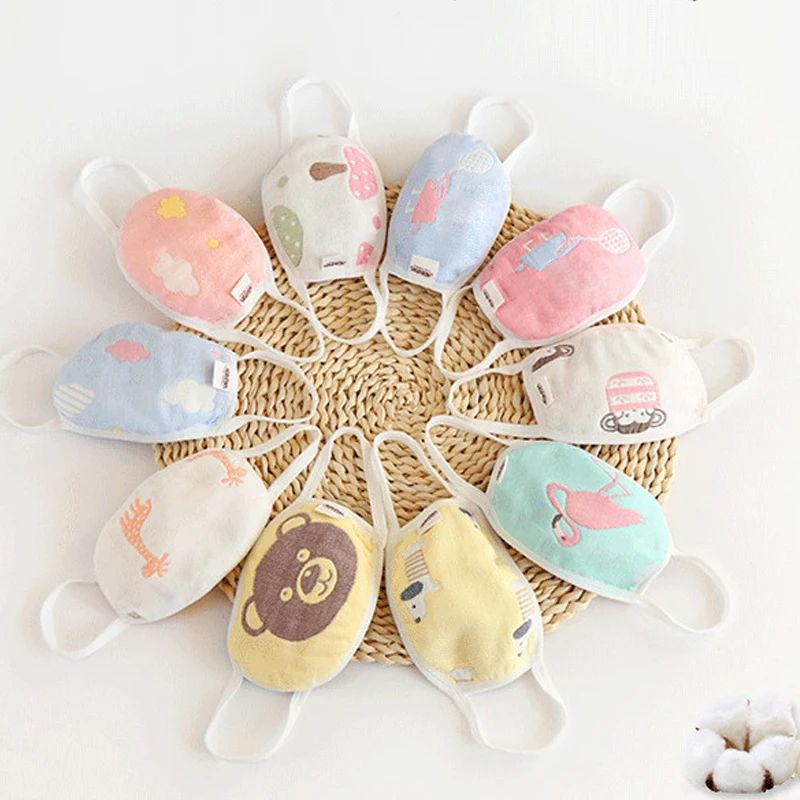 Q моющаяся Пылезащитная маска для рта с ушными петлями регулируемая детская