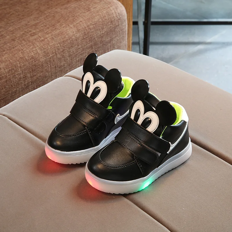 led girls boys kids sneaker shoes casual flat runing sport children sneakers luminous lighted baby toddler tenis | Детская одежда и