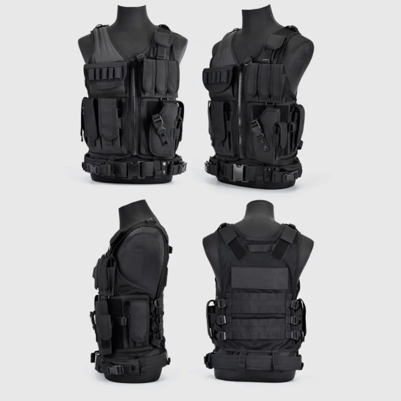 Охотничья одежда тактический жилет Swat куртка Chest Rig с несколькими карманами SWAT Army