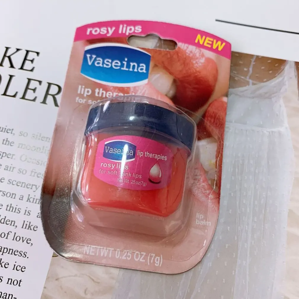 

7g Capacity Vaseline lip balm Vaseline Lip Pure Jelly Lip Balm Fragrant Long-lasting Moisturing