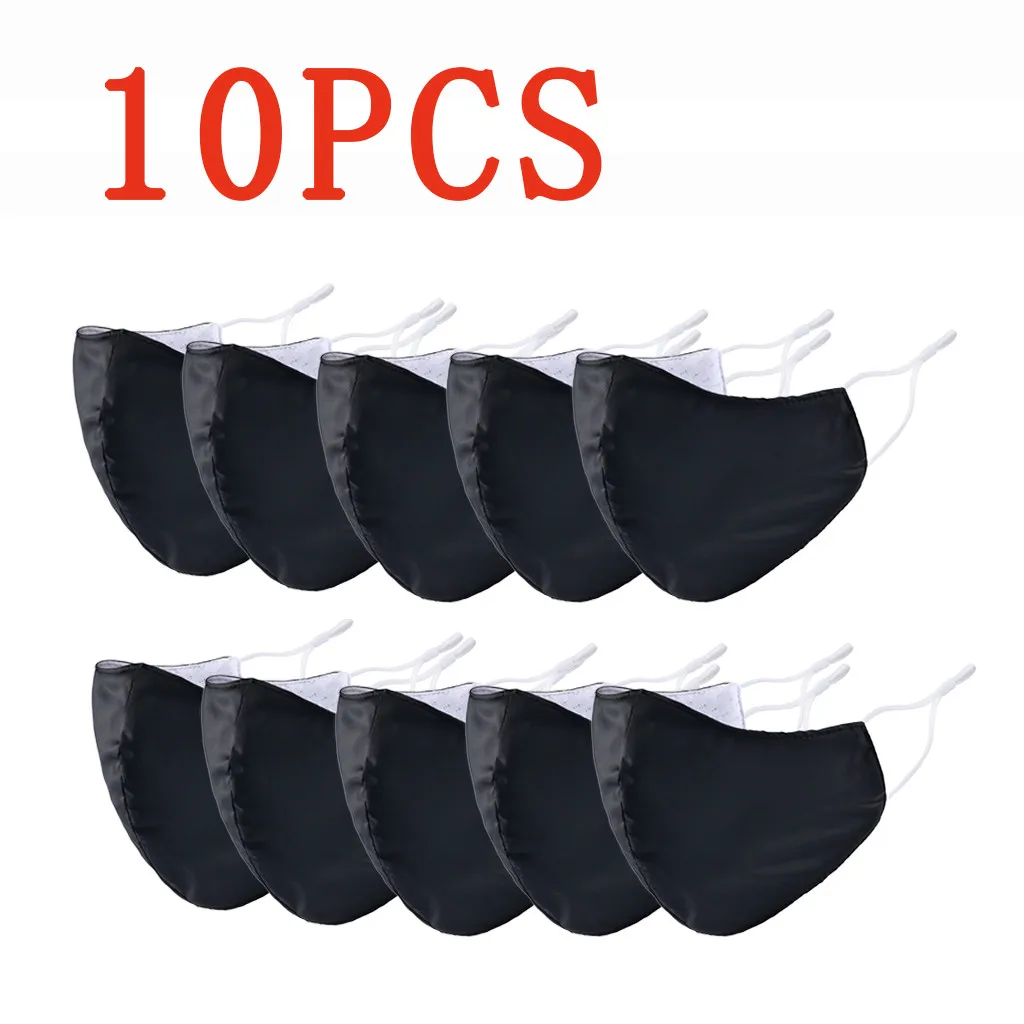 10PCS Windbreak Seamless Outdoor Riding Quick-drying Dustproof Keep Mask Cotton PM2.5 dust Black mouth Windproof Care | Аксессуары для
