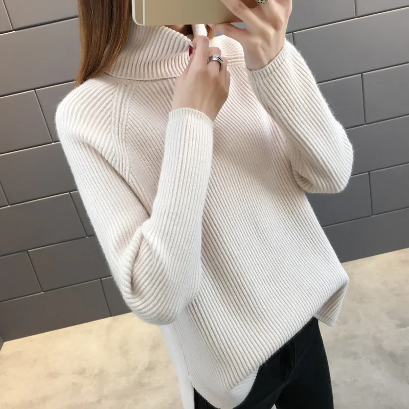 GRUIICEEN модный толстый свитер с высоким воротом для женщин 2019 зимний Корейский