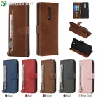 Кожаный чехол на молнии для смартфонов SONY XZ4 XZ3 XZ2, магнитные чехлы для SONY Xperia 10 II Xperia 1 L4, чехол для карт, кобура