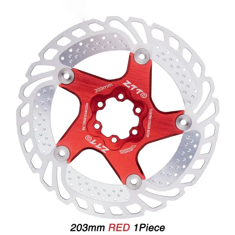 

2PCS Bicycle Disc Brake 140/160/180/203mm Bicycle Brake Floating Buckle MTB Brake Disc Special Heat Sink Rotors Bicycle Parts