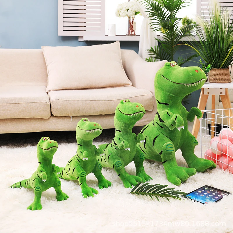 Игрушка плюшевая динозавр Kawaii 1 шт. милая тираннозавр мягкая подушка мягкие куклы