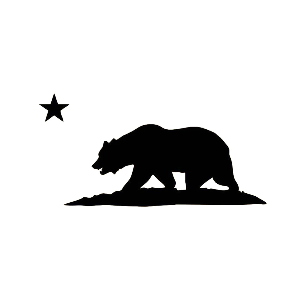 

California Republic Flag Free Car Truck Vinyl Car Sticker Decorative Decal Accessories