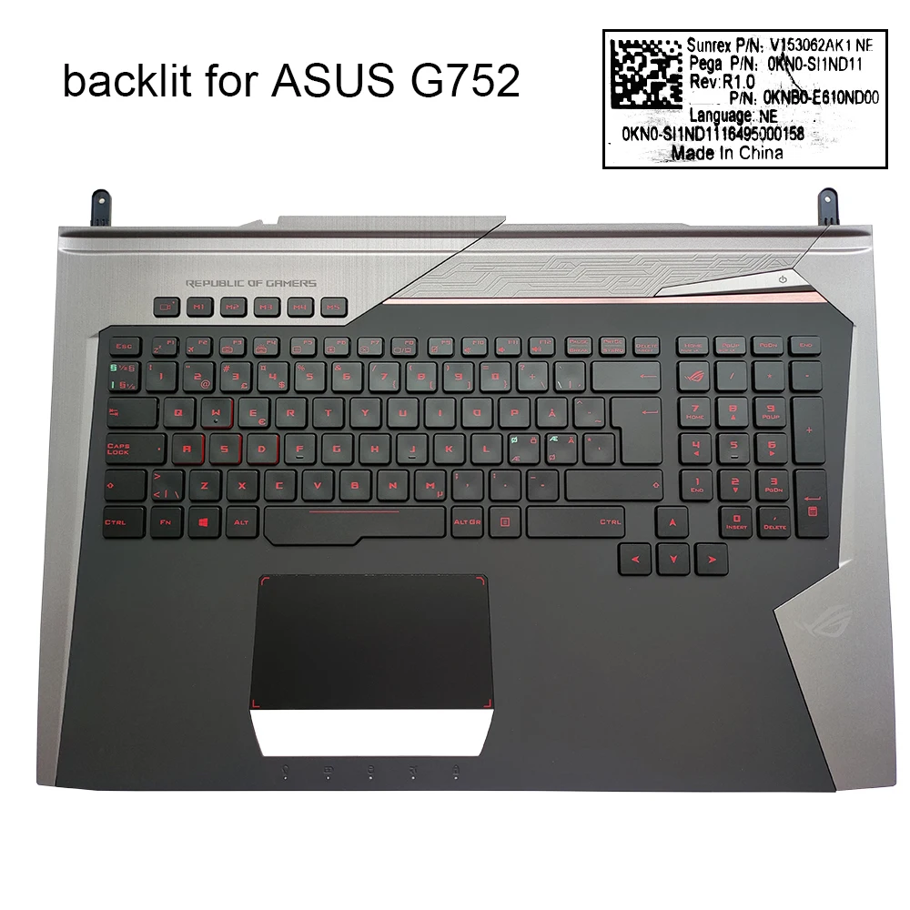      Asus ROG G752 G752VS G752VM NY VL GFX72 13NB09Y0AP0631 NE      