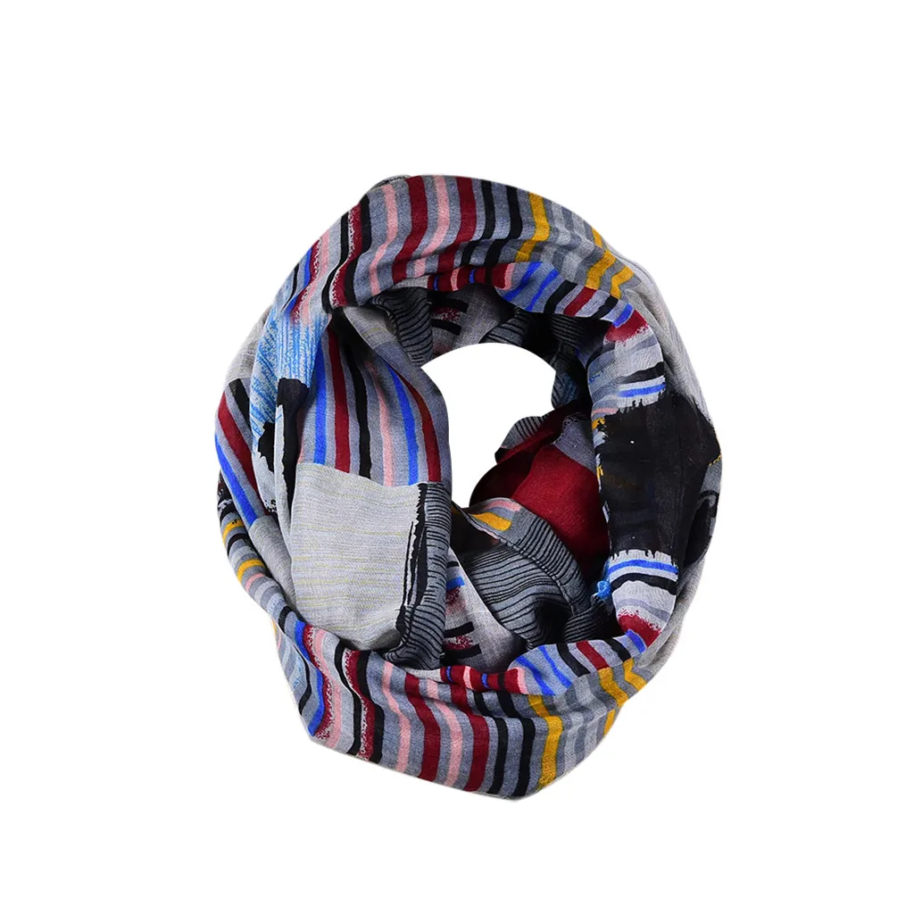 Шарф в клетку с чернилами на весну и осень разноцветный выбор для отдыха офиса