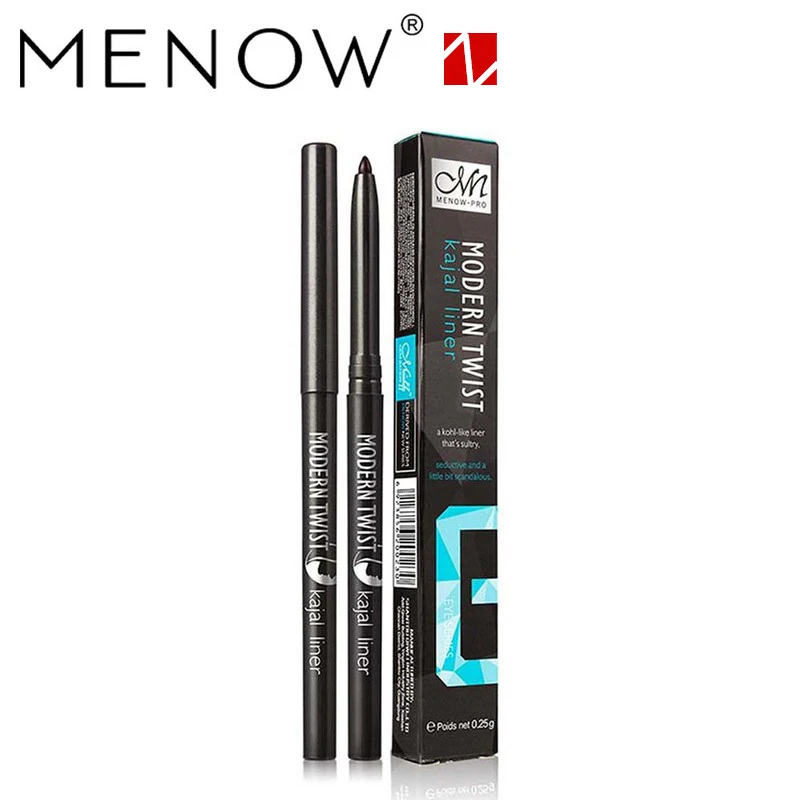Подводка для глаз MENOW P201 Водостойкая с эффектом пота коричневый черный |