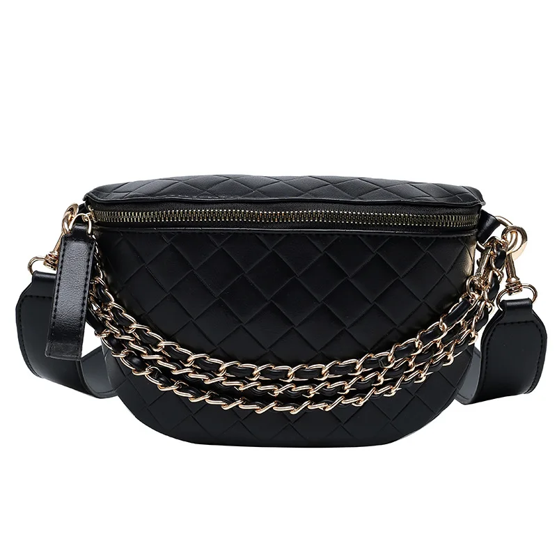 

Fashion texture Crossbody Bag women's 2021 new net red shoulder bag chain women's bag