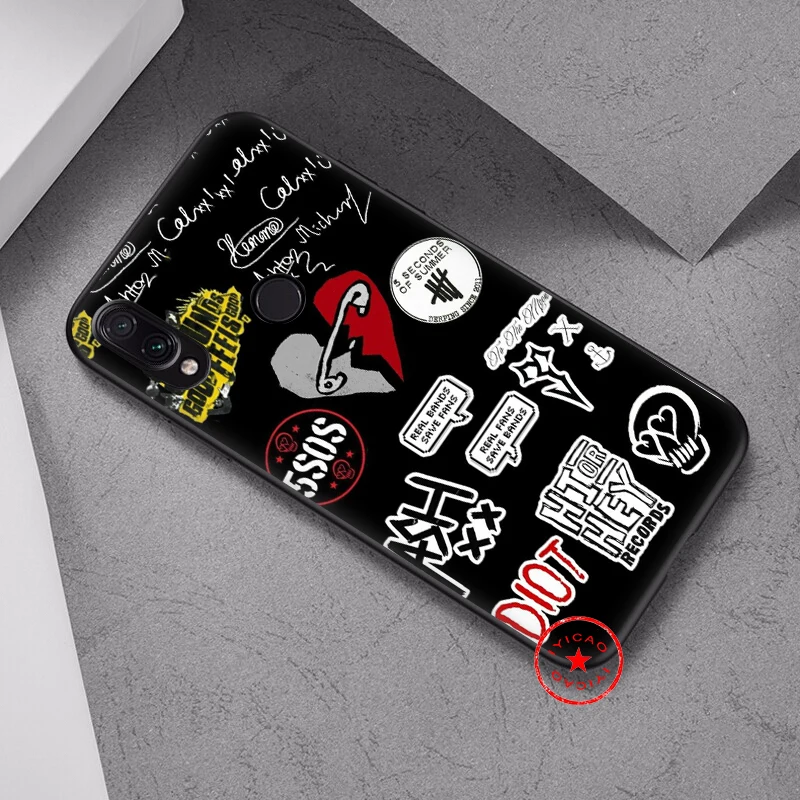 5 Seconds Of Summer мягкий чехол для Xiaomi Redmi Note 8 iPhone 7 6 Plus iPad Pro/Redmi 5A 4X Prime силиконовый |