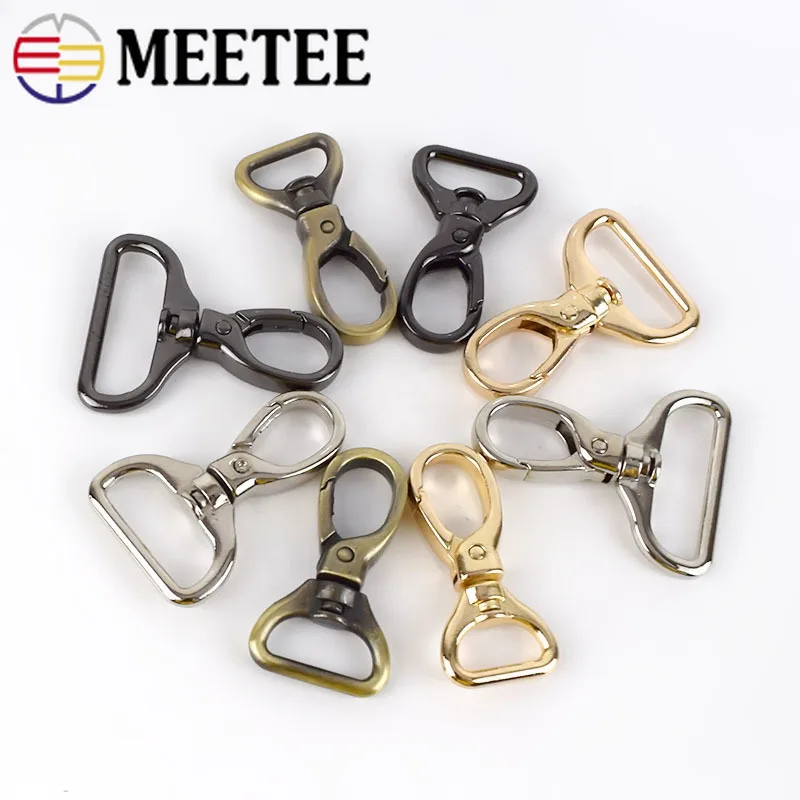 

10/20pcs Bag Buckles Metal Handbag Strap Swivel Clasp Lobster Keychain Clip Buckle Trigger Snap Hook Bag Hanger DIY Hardware