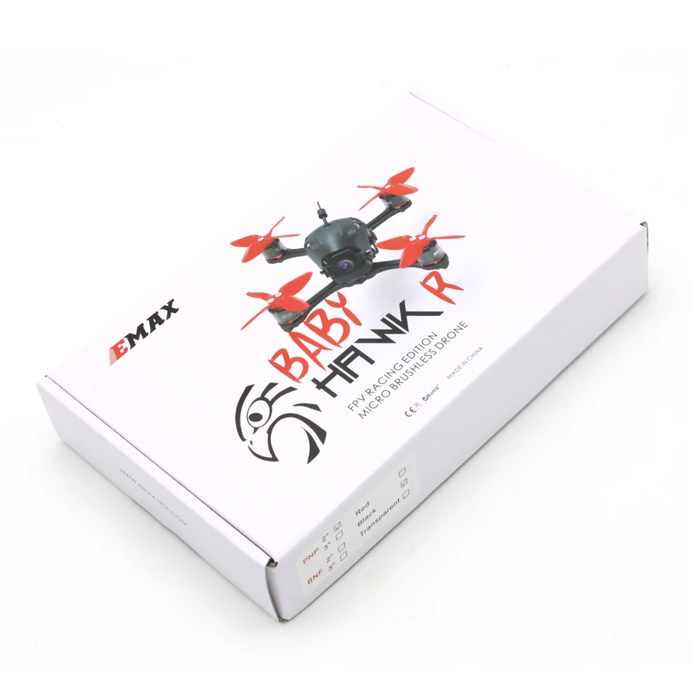 Батарея для Emax babyhawk Racing 112 мм RS1106 5,8g VTX переключаемая 25/200 мВт микро CCD сенсор камера FPV гоночный Дрон Квадрокоптер