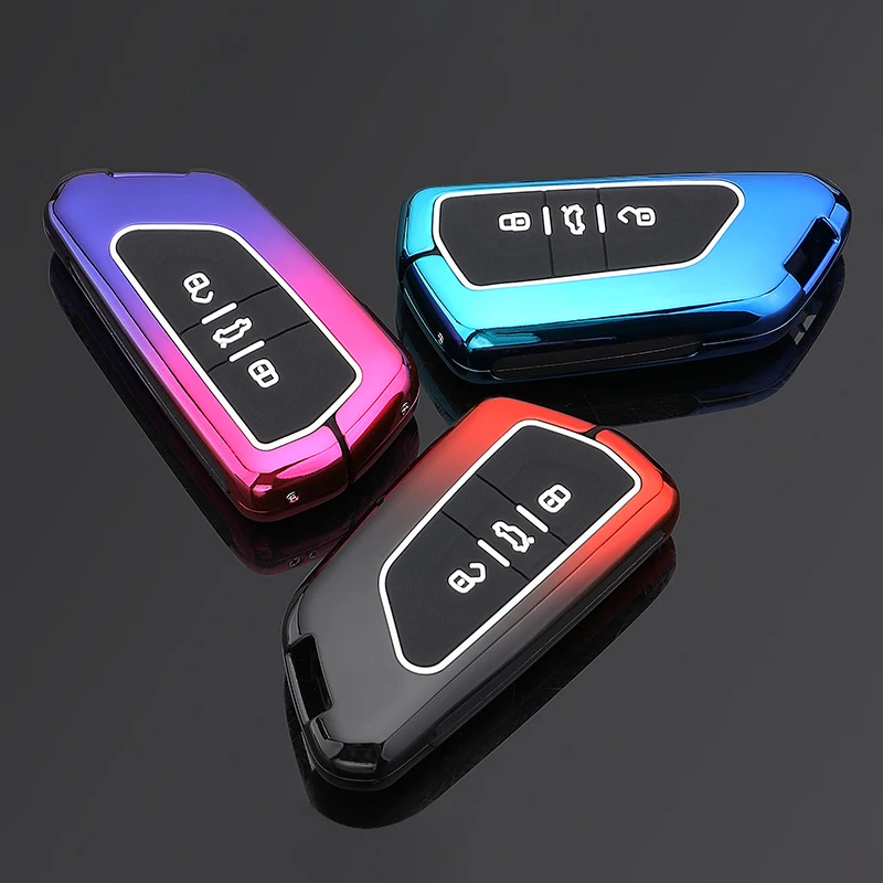 

Car Remote Key Cover Case For VW Volkswagen Golf 8 Mk8 For Seat Leon MK 4 Tarraco Ateca For Skoda Octavia 2020 2021 3 Buttons