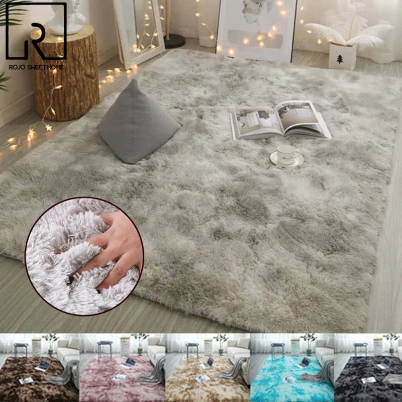 Tie Dye ковер для гостиной Мягкий Лохматый пол утолщенные детские коврики спальни