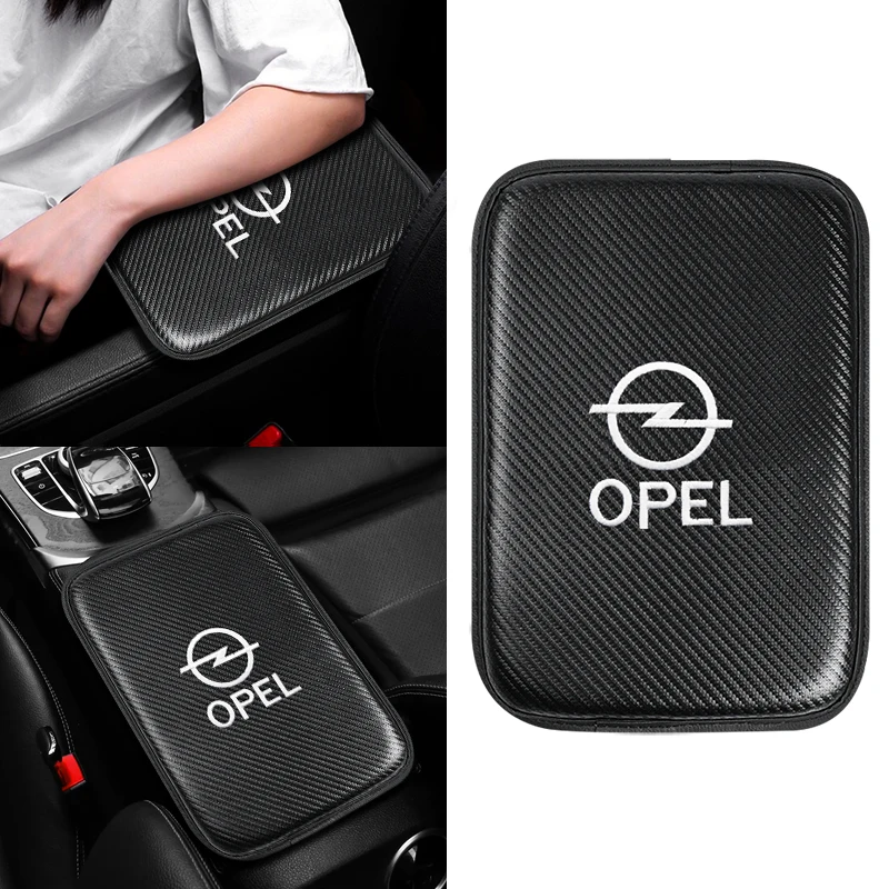 

Car Styling Auto Emblem Armrest Box Pad Central Console Protection Cushion Cover For Opel Astra H G Corsa Insignia Antara Meriva