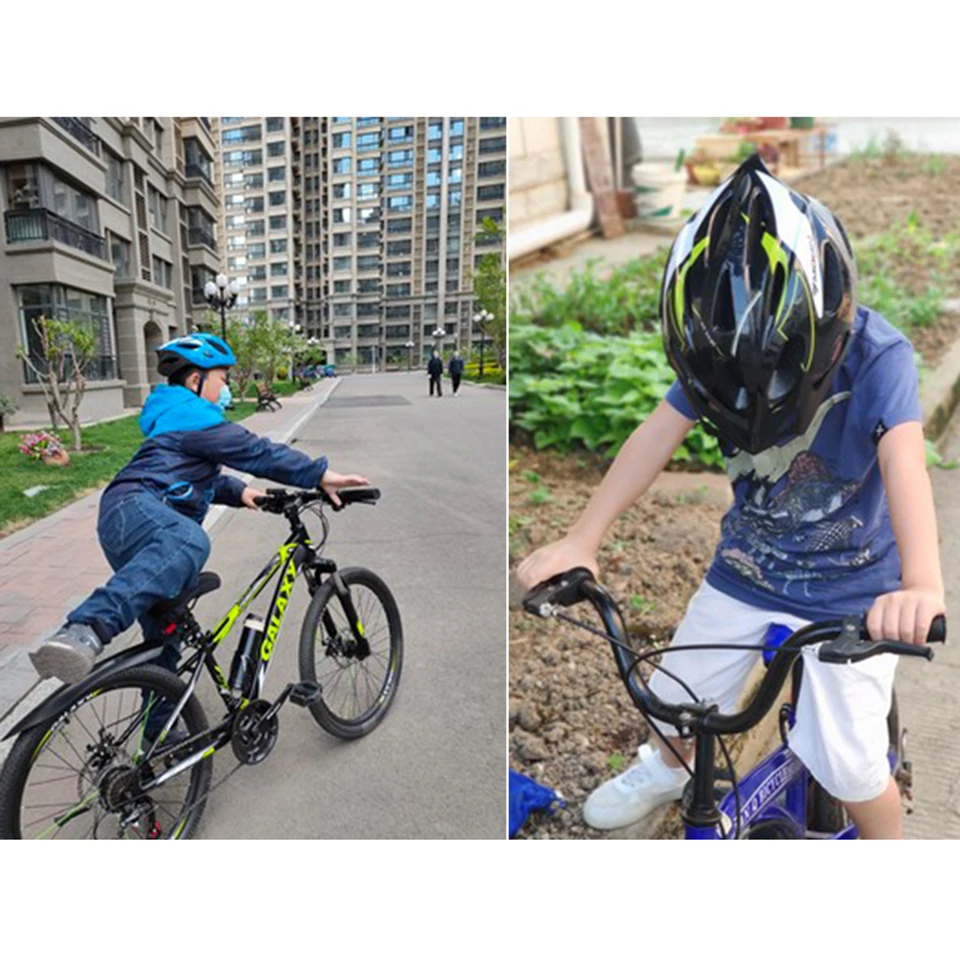 Велосипедный шлем MOON Chilren PC + EPS ультралегкий защитный для детей 52 58 см|helmet holder|helmet