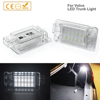 2pcs 18smd led luggage compartment trunk footwell light lamps for volvo xc70 s60 v60 s80 c70 v70 xc90 c30 s40 v40 v50 xc60