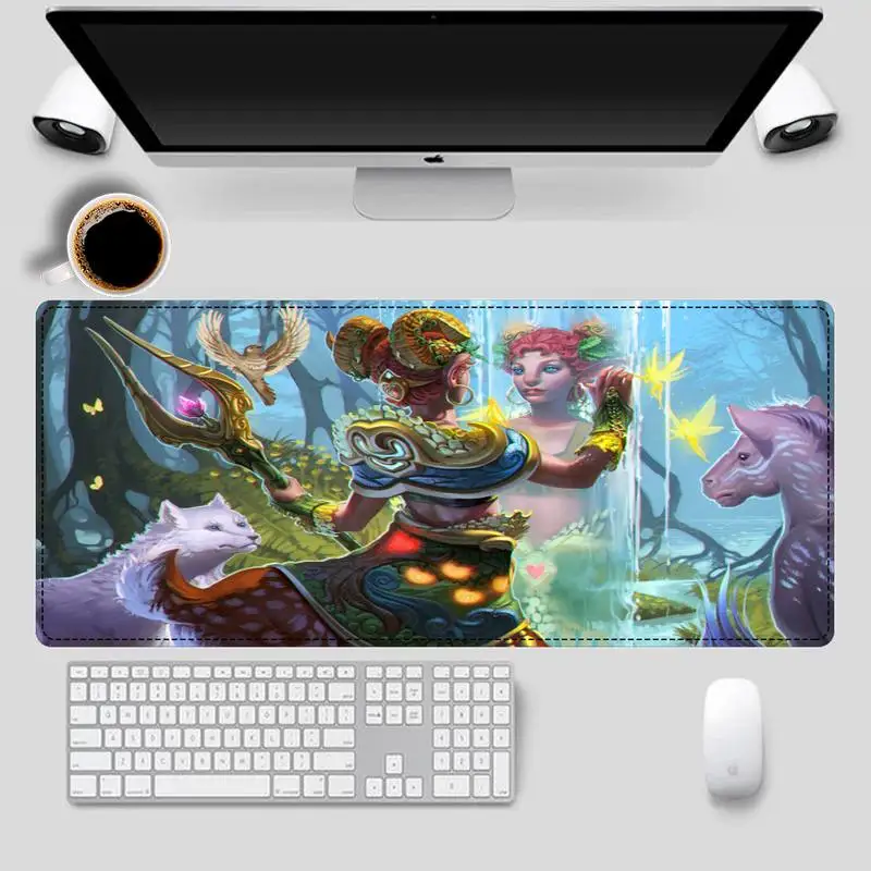 40x90 см Naga Siren Dota 2 игровой коврик для мыши клавиатуры Настольный игровые