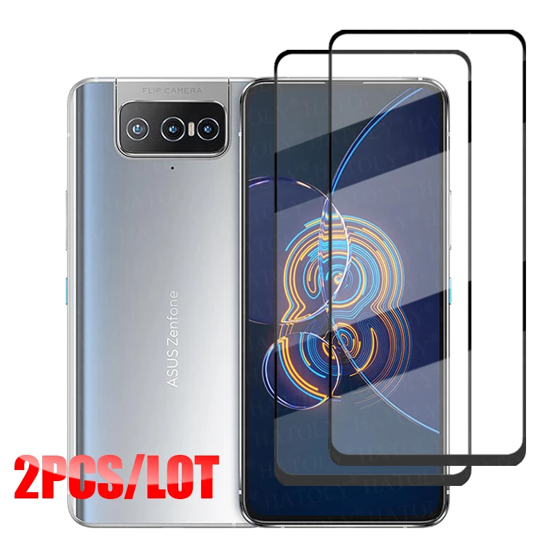 

Full Cover Glass For Asus Zenfone 8 Flip ZS672KS Tempered Glass Zenfone 8 Screen Protector For Asus Zenfone 8 Flip ZS672KS Glass