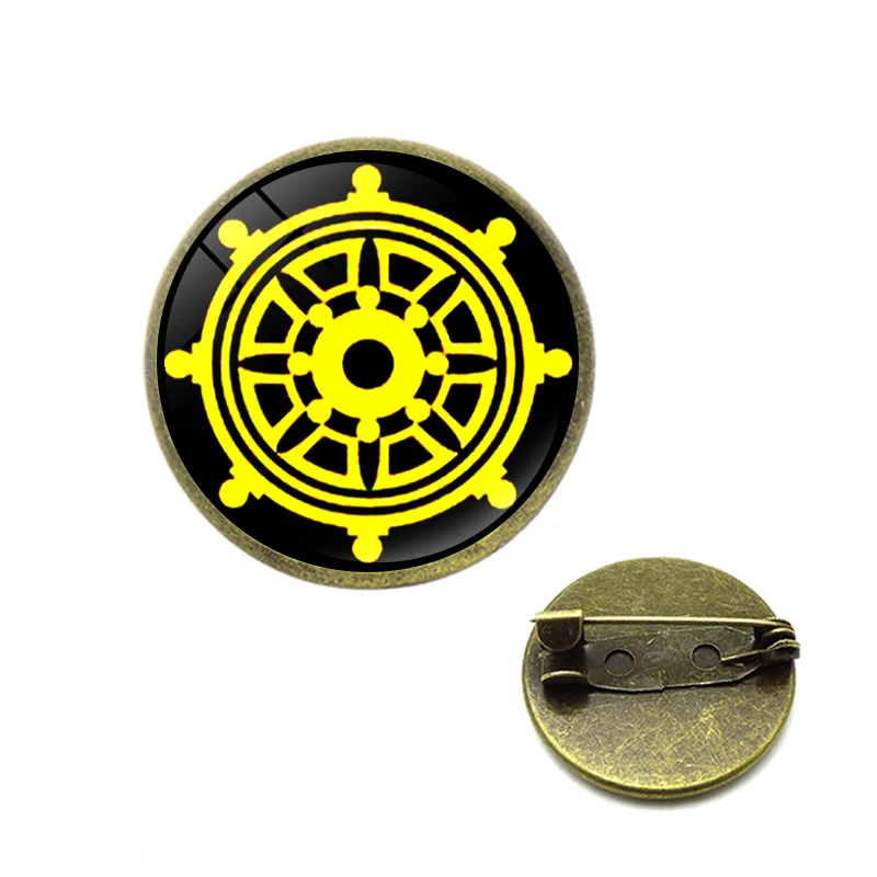 Дхармачакра Колесо Фортуны броши и булавки колесо права дхармачакра Дхарма