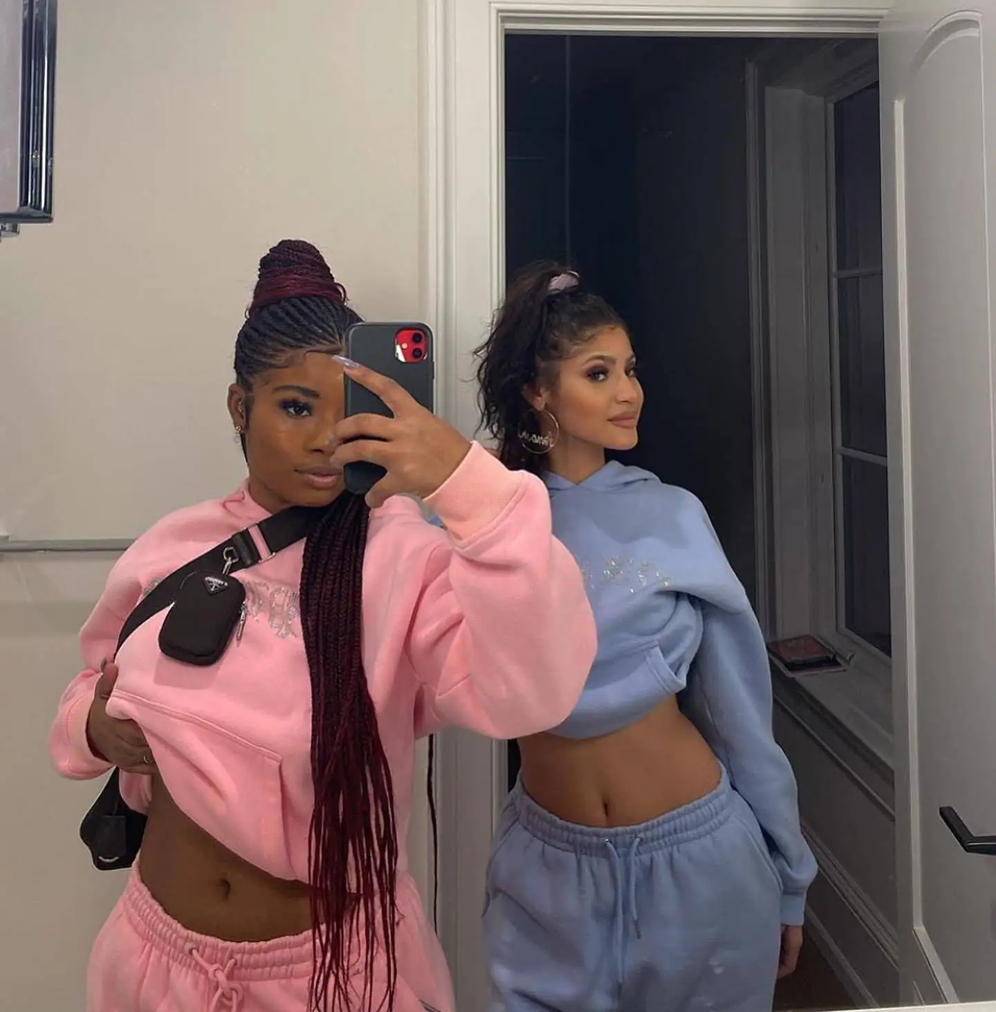 Tracksuit 2 Piece Women Set Oversize Hoodies Sweatshirt Loose Sweatpants Joggers Sport Suit Women Sweetshirts Y2K E girl