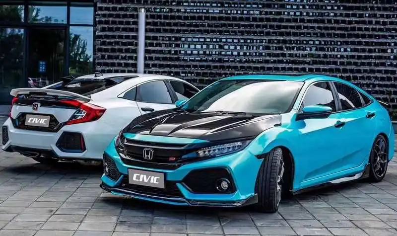 

Suit For Ten 2016-18 Generation Refitting Si Big Encircle Front and Rear Bar Honda Civic Bodykit