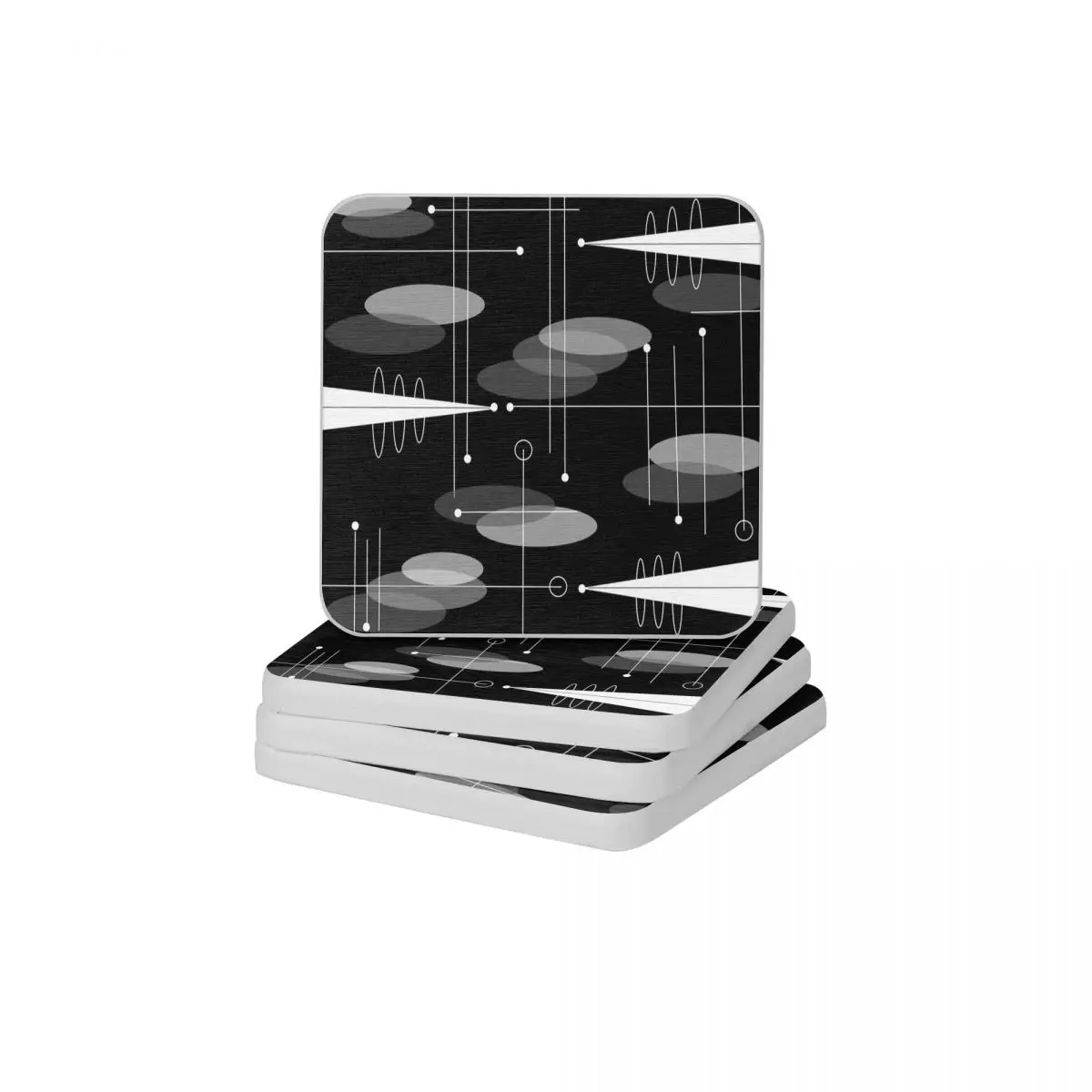 

Квадратные круглые подставки с диатомом среднего века Быстросохнущий Коврик для мыла и зубной щетки 10x10 см