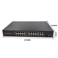 48v ethernet poe switch with 16100m21000m1sfp port ieee 802 3 afat suitable for ip camerawireless apcamera system