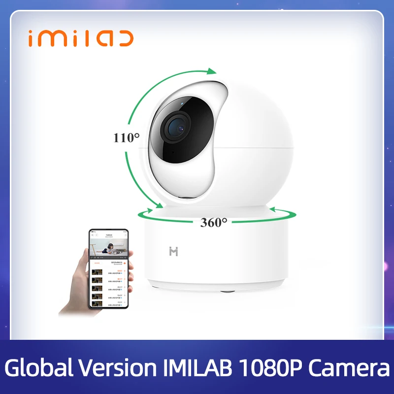 Камера 카메라 глобальная версия IMILAB 360 камера домашней безопасности Wi Fi IP Mijia 1080P
