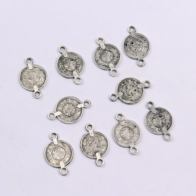 Подвески Серебряные в тибетском стиле для изготовления ювелирных изделий 10 шт. |