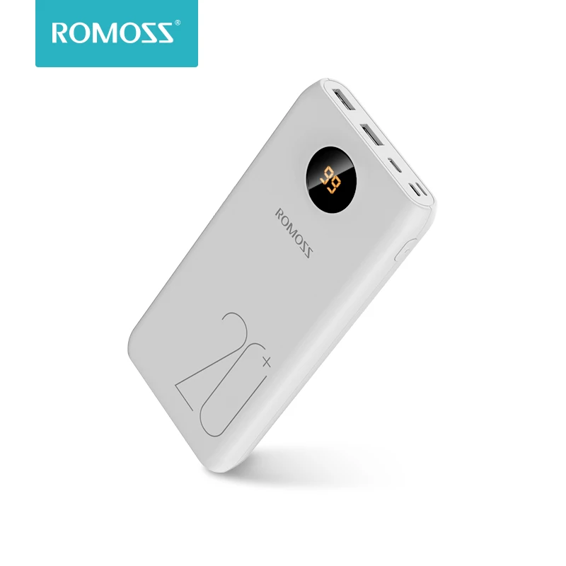 ROMOSS SW20 Pro 20000 мАч Внешний аккумулятор портативный внешний с PD3.0 Быстрая зарядка и