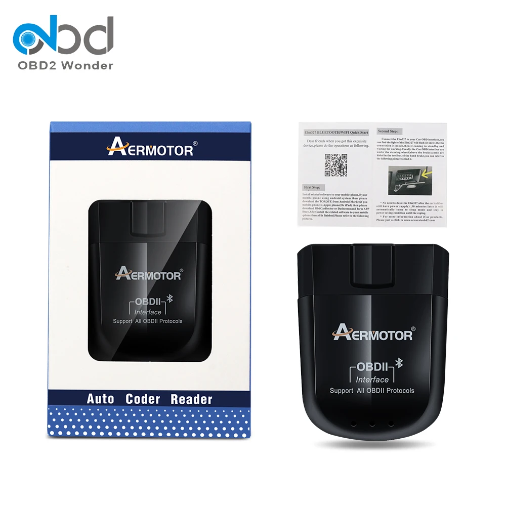 Считыватель кодов AER ELM327 25K80 чип OBD2 WiFi ELM 327 V1.5 PIC18F25K80 BT4.0 Bluetooth 4 0 диагностический