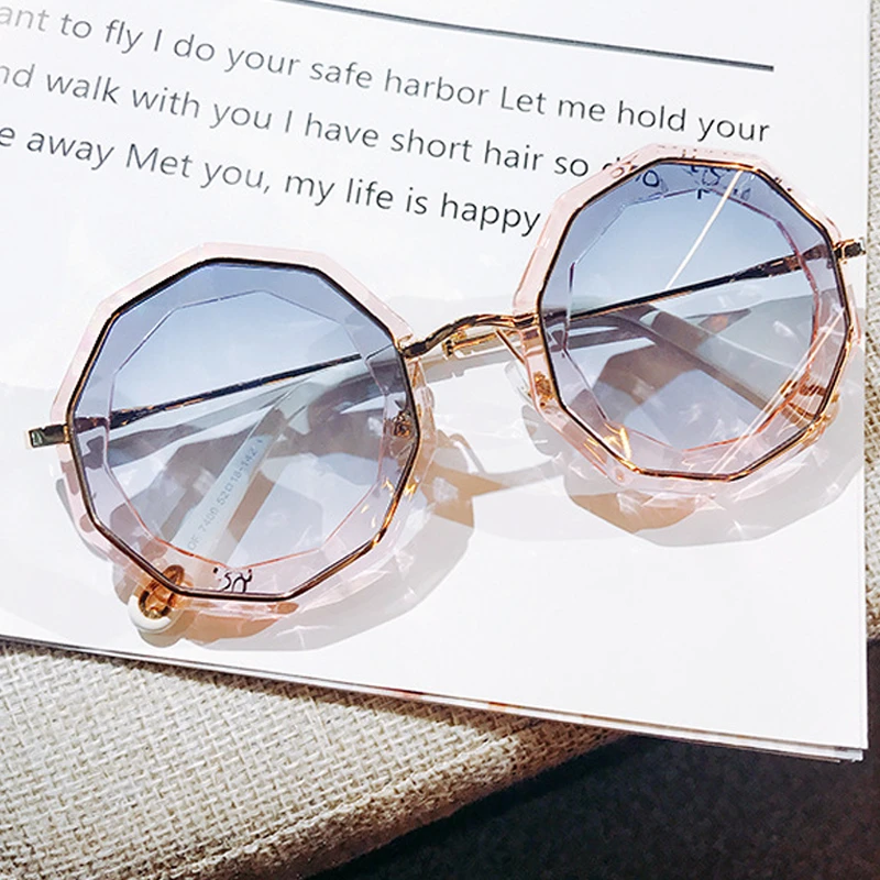 Очки солнцезащитные женские многоугольные круглые брендовые Элегантные