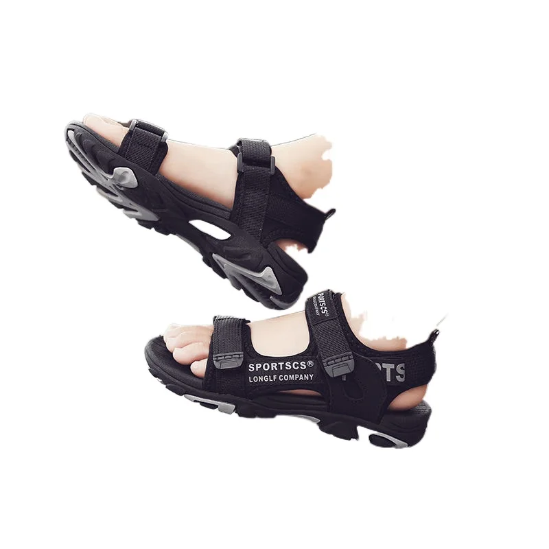 

Children's Sandals Summer Korean Student Kids Soft-soled Non-slip Wear-resistant Casual Boys Fashion Beach Shoes BSS22