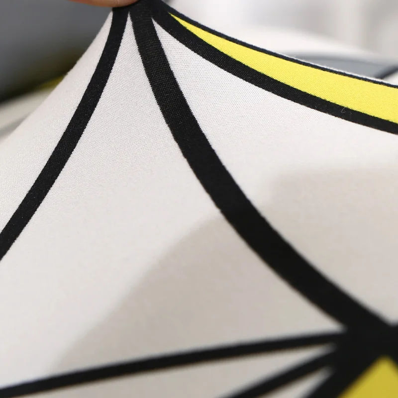 Геометрическая Печать современных Обеденная эластичные чехлы для диванов