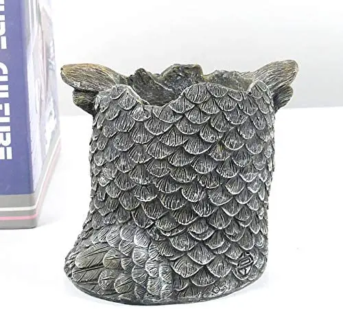 Planters for succulents Resin Owl Planter Pen Holder with Drainage Hole Large Opening 5.5 inches Plant Pots Youfui Indoor | Дом и сад