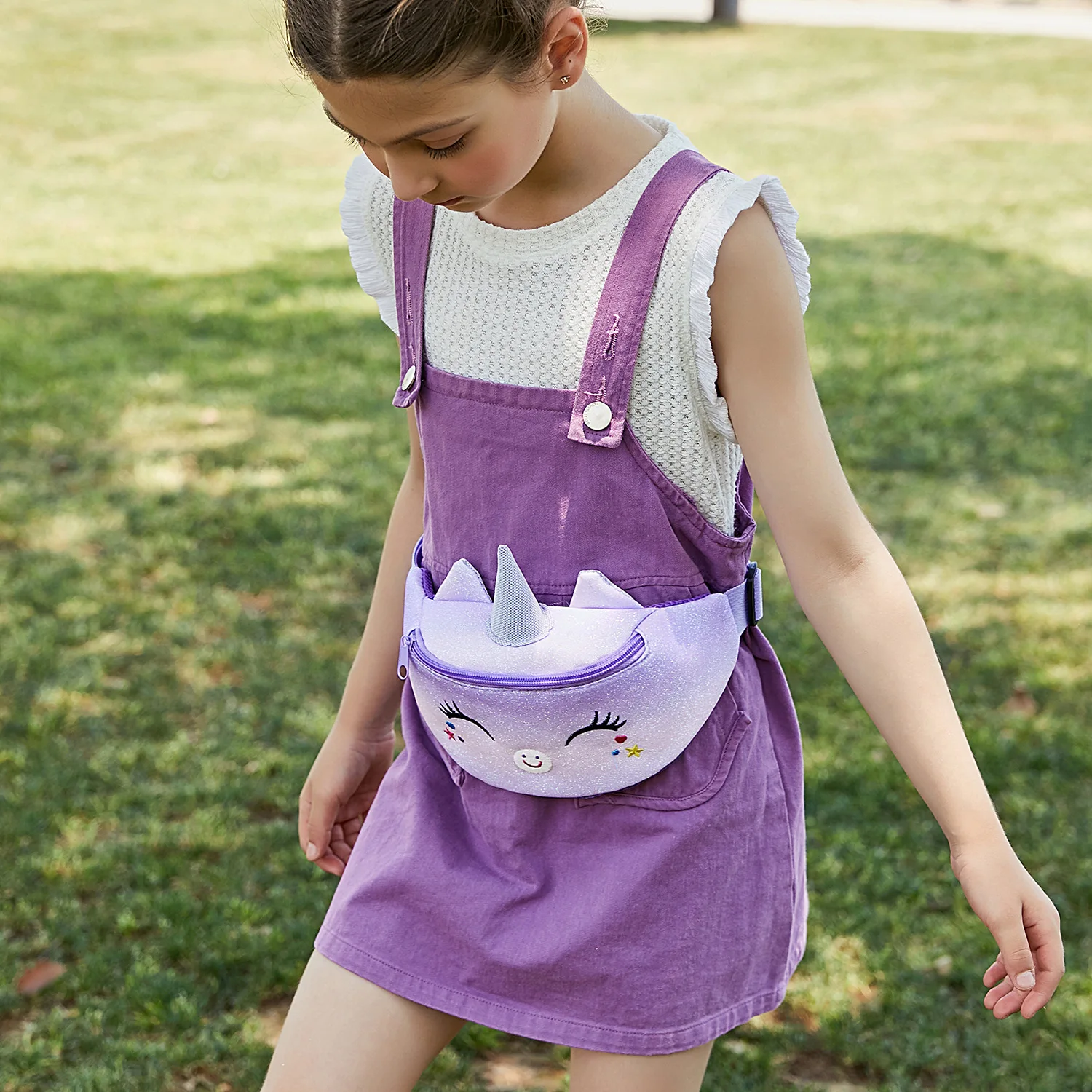 Children's Wallet 2020 New Fashion Unicorn Fanny Pack Plush Toys Little Girl Chest Bags Cute Belt Bag Phone Pocket Coin Purse