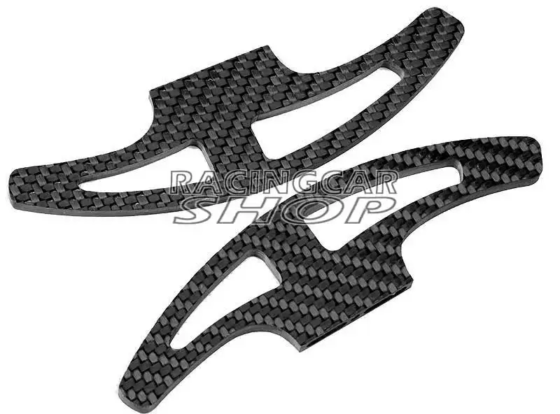 Реальные карбоновые волокна сдвиг весло переключения весла 1 пара для BMW E9X M3 E90 E92