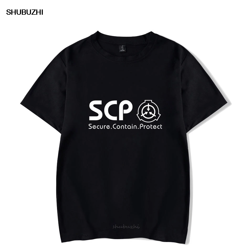 Летняя Повседневная футболка новейшая Scp Foundation модная мужская женская с коротким